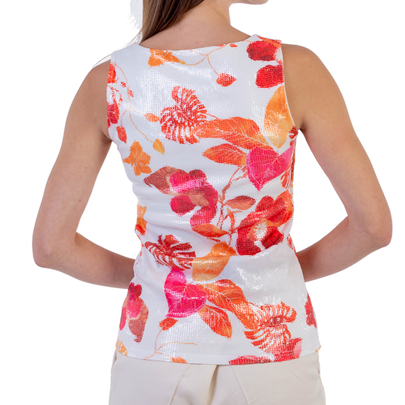 Elmas Phil Blouse Women size M Orange - Picture 5 of 5